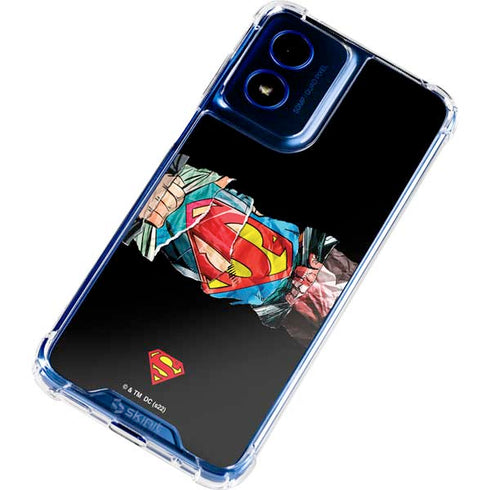 DC Comics Superman Shield Moto G 5G (2024) Clear Case